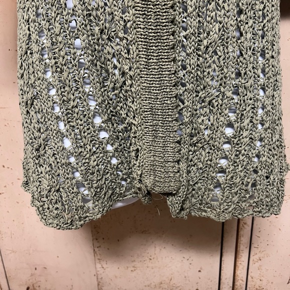 Susan Bristol Cotton/Nylon Open Weave Sweater Size M - Picture 4 of 8